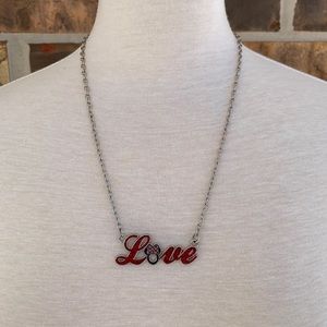 Disney Minnie Mouse Love Necklace